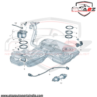 Fuel Gage Sensor Fuel Pump 4G0919673C 7L6919088F Compatible With AUDI A6 A7 Tag No.74