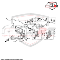 Rear Left ABS Wheel Speed Sensor 57475SNA003 57475SNA013 57475SNA023 Compatible With HONDA CIVIC