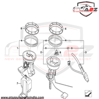 Fuel Pump 16146766942 161411841 161411841 16141184276 16141184276 16146766942 For BMW E46 Tag No.46