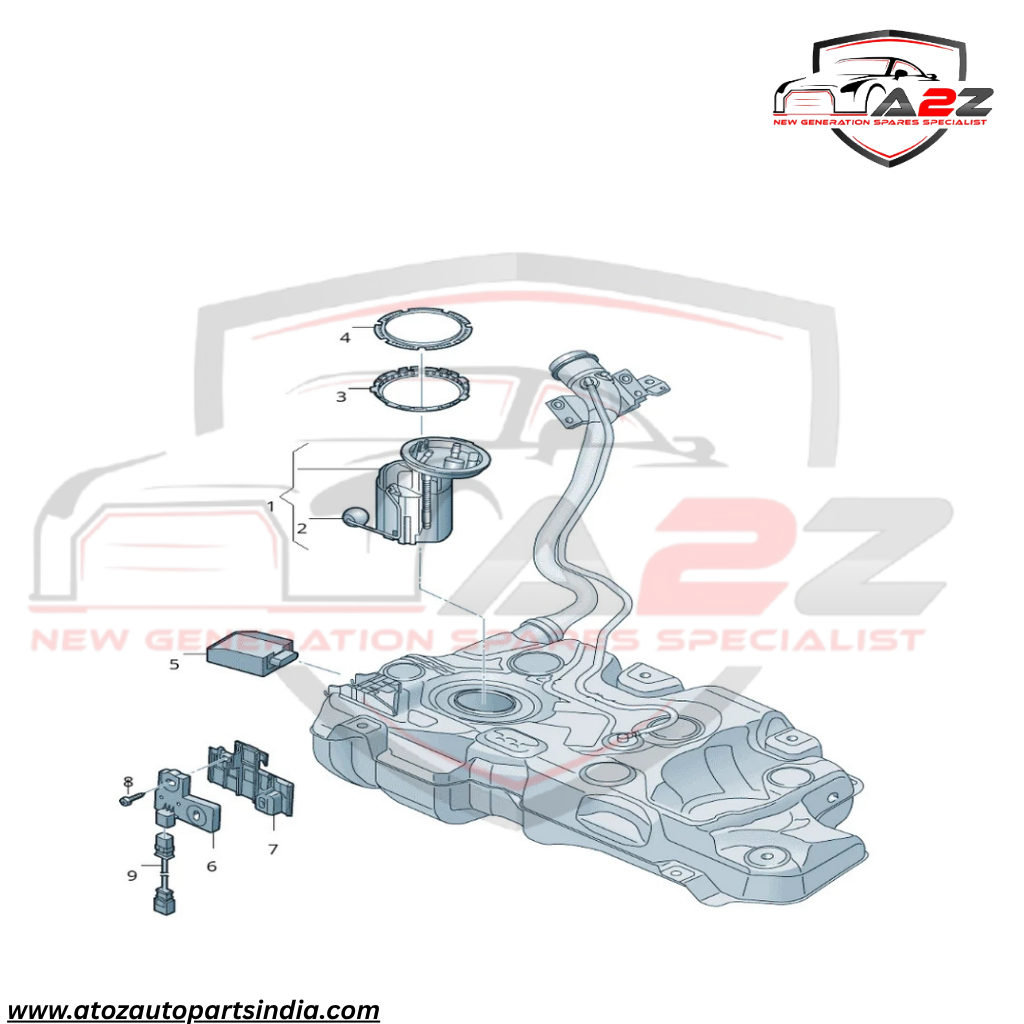 Fuel Pump 5Q0919050P 5Q0919050AH 5Q0919050AN 5Q0919050BA 5Q0919050S Compatible With Audi A3 Tag No.10