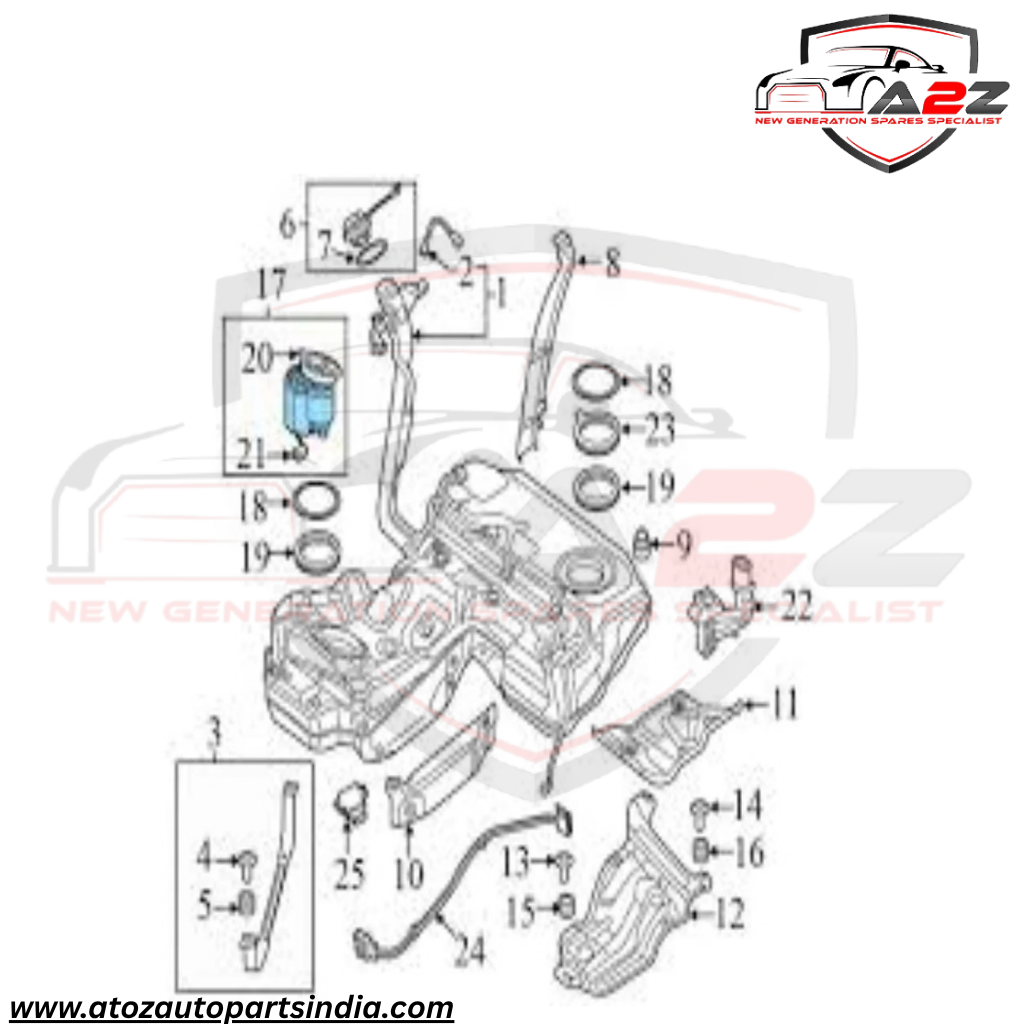 Fuel Pump Module 4G0919051C 4G0919051K Fits Audi A6 A7 C7 Tag No.45