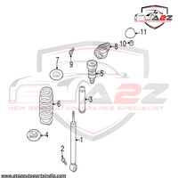 Rear Air Suspension Shock Absorber Strut 8J0513025F 8J0513025E 8J0513025A 8J0513025C Compatible With AUDI TT (2006-14)