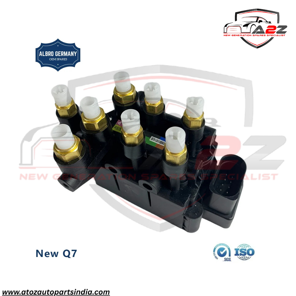 Air Suspension Solenoid Valve Block 4M0616013A 4M0616013B Compatible With AUDI Q7 T-3 4MB, 4MG
