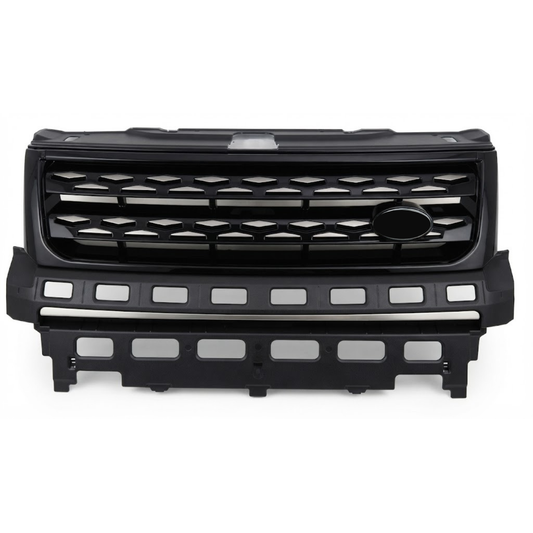 Black Chrome Show Grill Compatible With Land Rover Freelander 2 L359 (2013-15) Tag 17