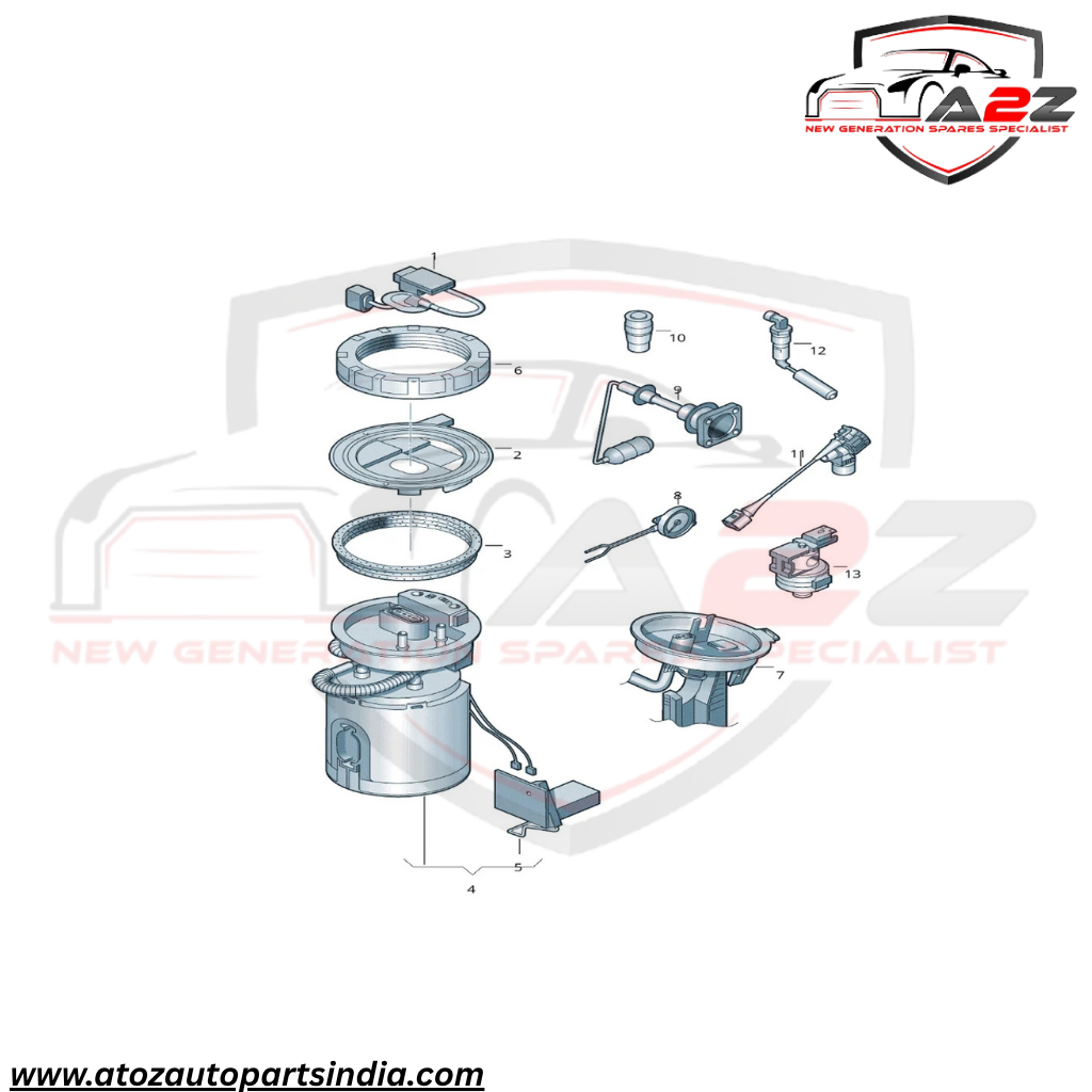 Fuel Pump 1K0919050AB 1K0919050D 1J0919050G 1K0919050G 1K0919050J 1K0919050Q Compatible With SKODA OCTAVIA I 1U2 Tag No.03