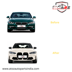 Complete Front & Rear Bumper Full Body  Conversion Kit Compatible With Bmw 3 Series F30 (2012-2018) To G80 M3 M4 Style Upgrade | Shipping Cost Not Included