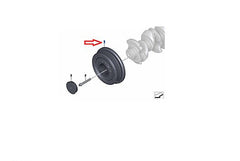 Crankshaft Pulley 11237797995 Compatible With BMW 3 Series E90 & 5 Series E60 & X1 E84 & X3 F25 & X3 E83 Tag-CP-01