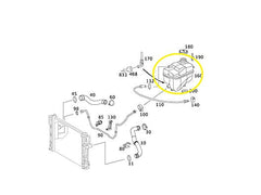 Coolant Bottle 2115000049 A2115000049 For MERCEDES-BENZ E-CLASS W211 Tag-B-35