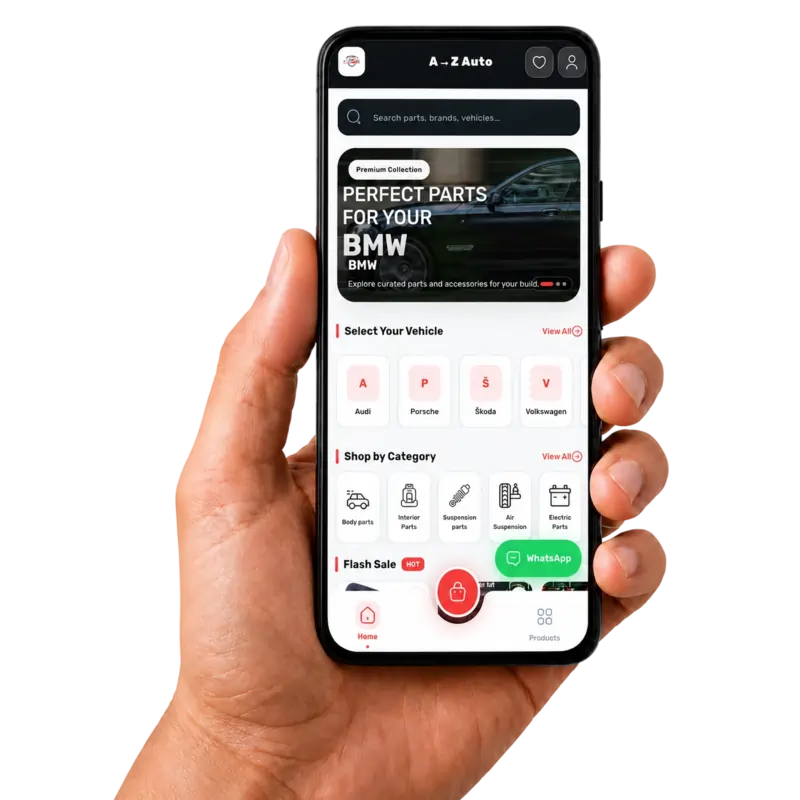 AtoZ Auto Parts Mobile App